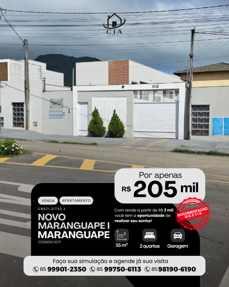 Apartamento > venda > Novo Maranguape I - Maranguape/CE
