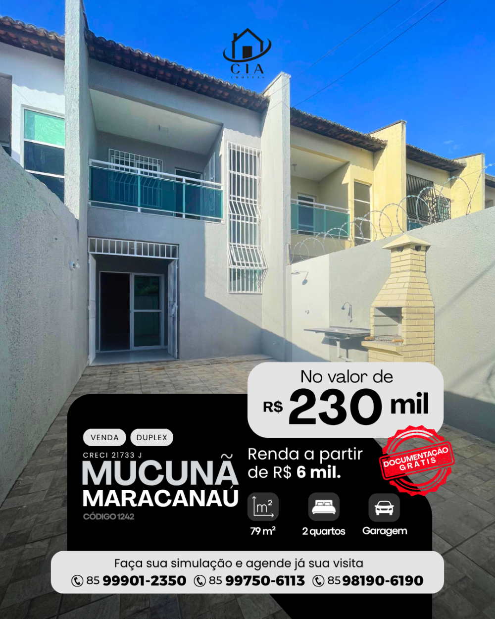 Duplex > venda > Mucunã - Maracanaú/CE