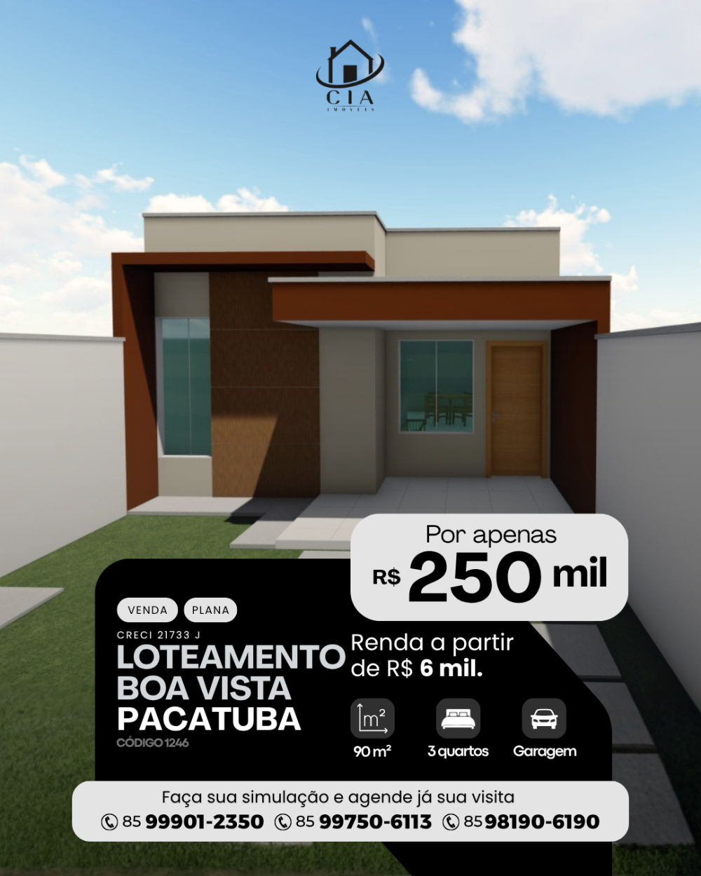 Casa > venda > Loteamento Boa Vista - Pacatuba/CE