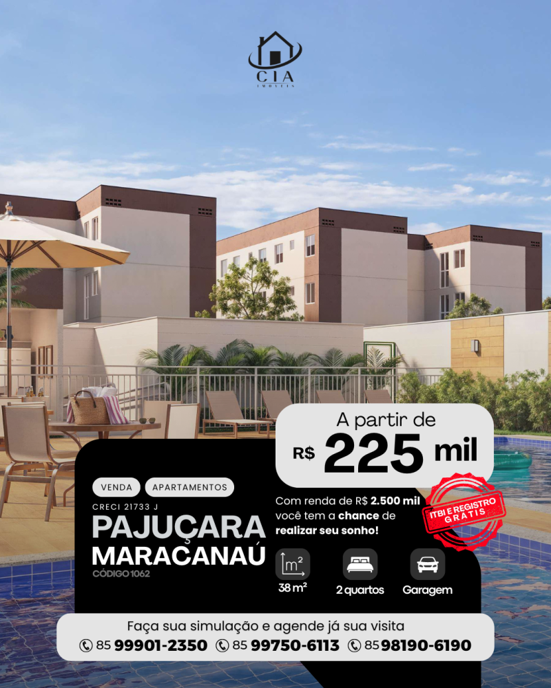Apartamento > venda > Pajuçara - Maracanaú/CE