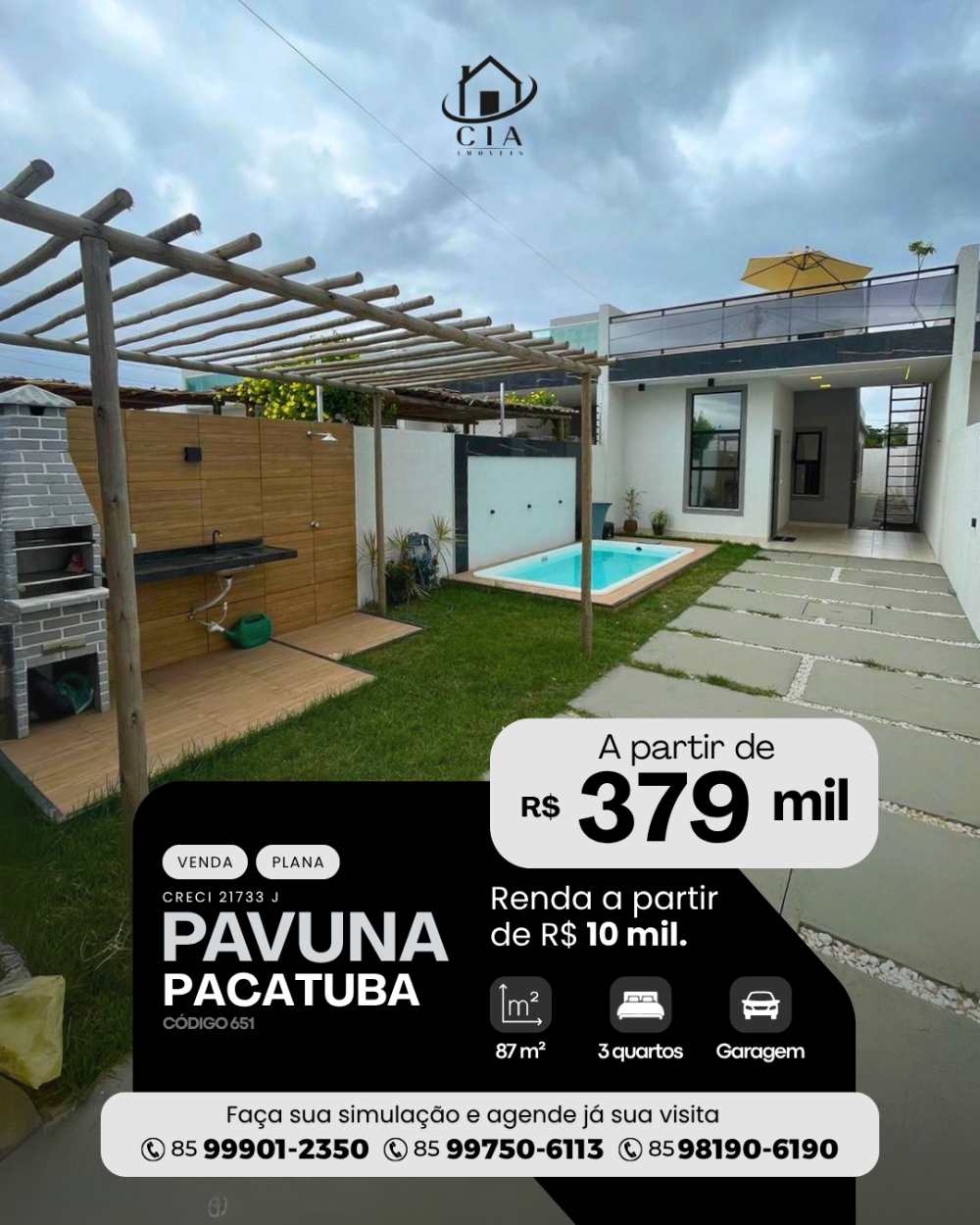 Casa > venda > Pavuna - Pacatuba/CE