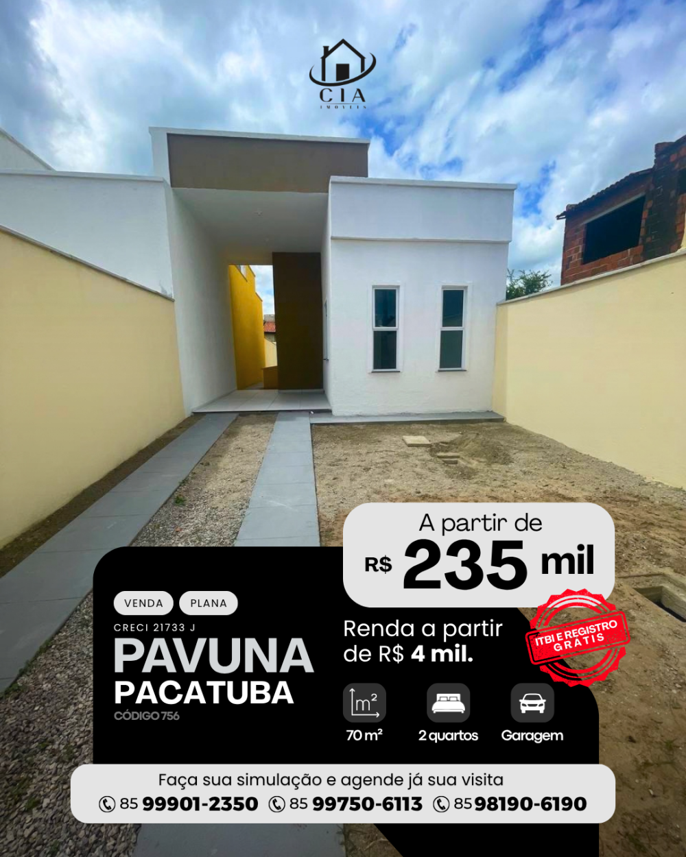 Casa > venda > Pavuna - Pacatuba/CE