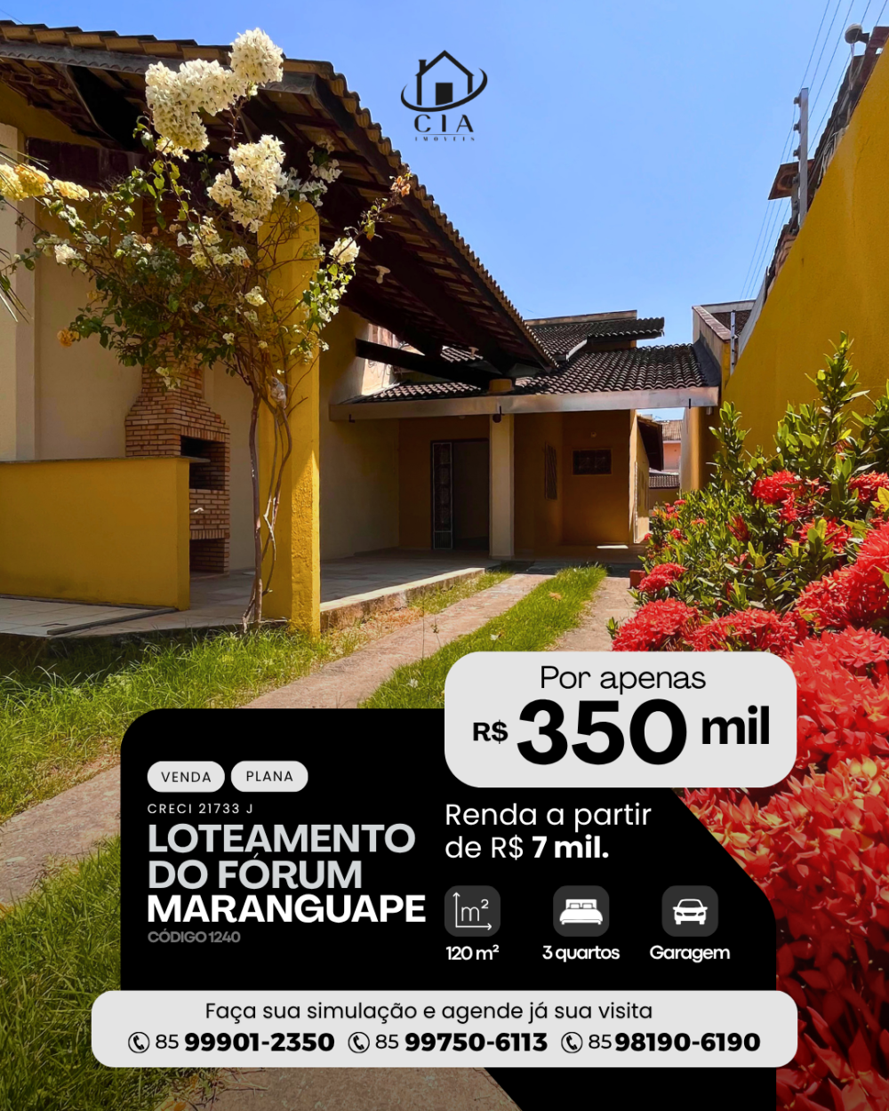 Casa > venda > Loteamento do Fórum - Maranguape/CE