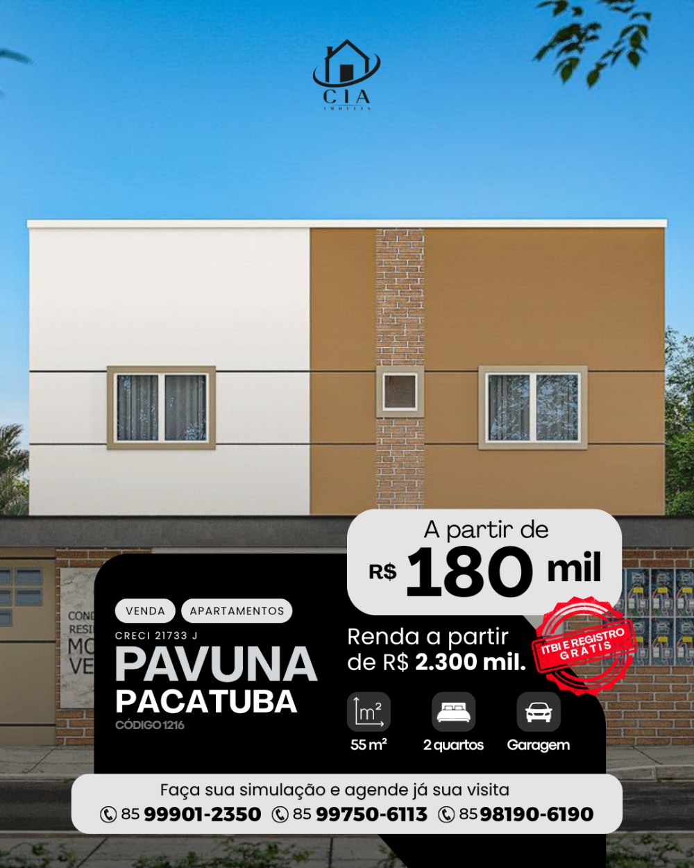 Apartamento > venda > Pavuna - Pacatuba/CE