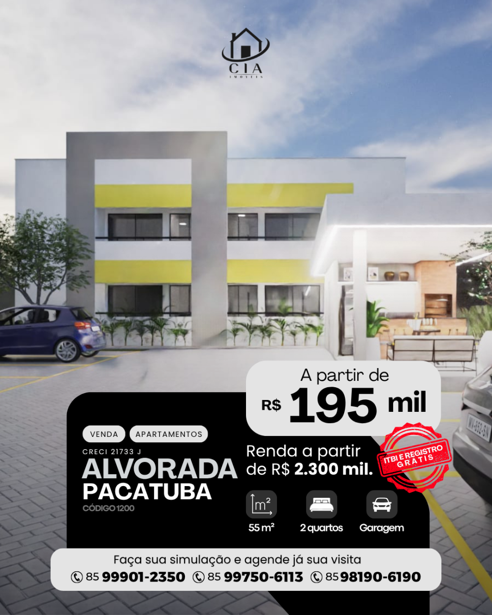 Apartamento > venda > Alvorada - Pacatuba/CE