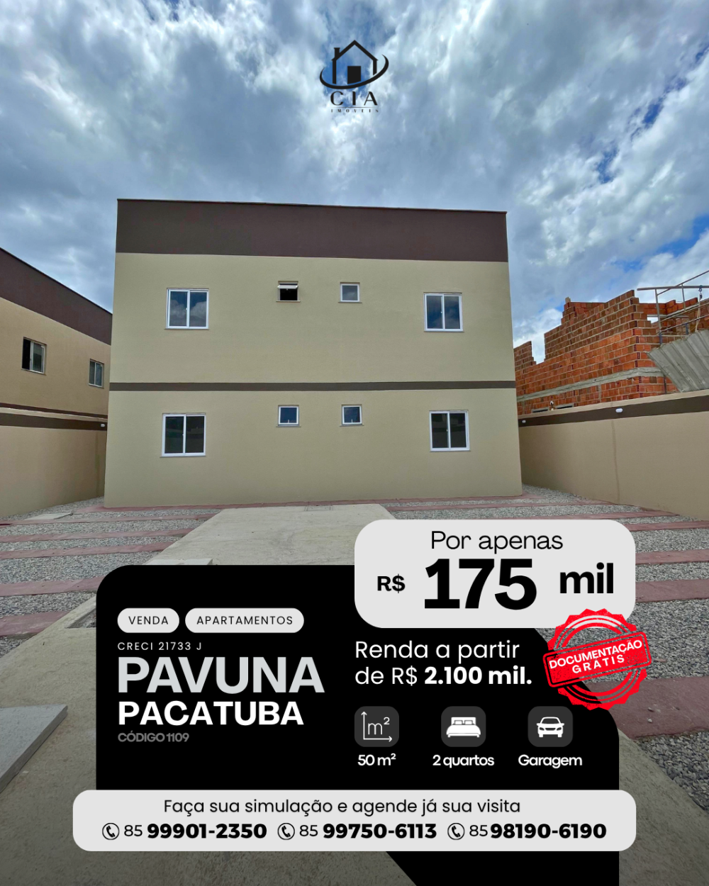 Apartamento > venda > Pavuna - Pacatuba/CE