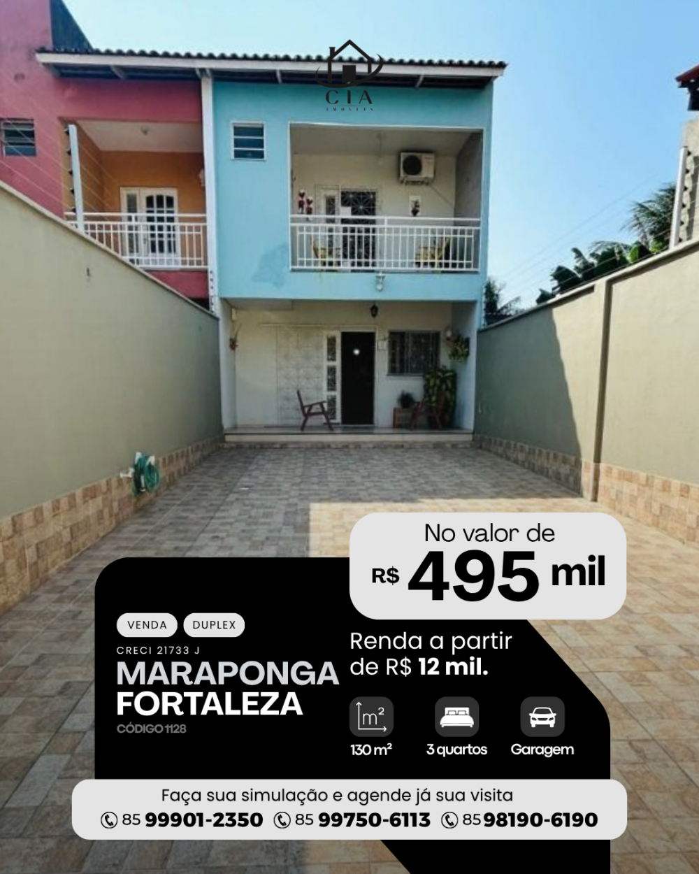 Duplex > venda > Maraponga - Fortaleza/CE