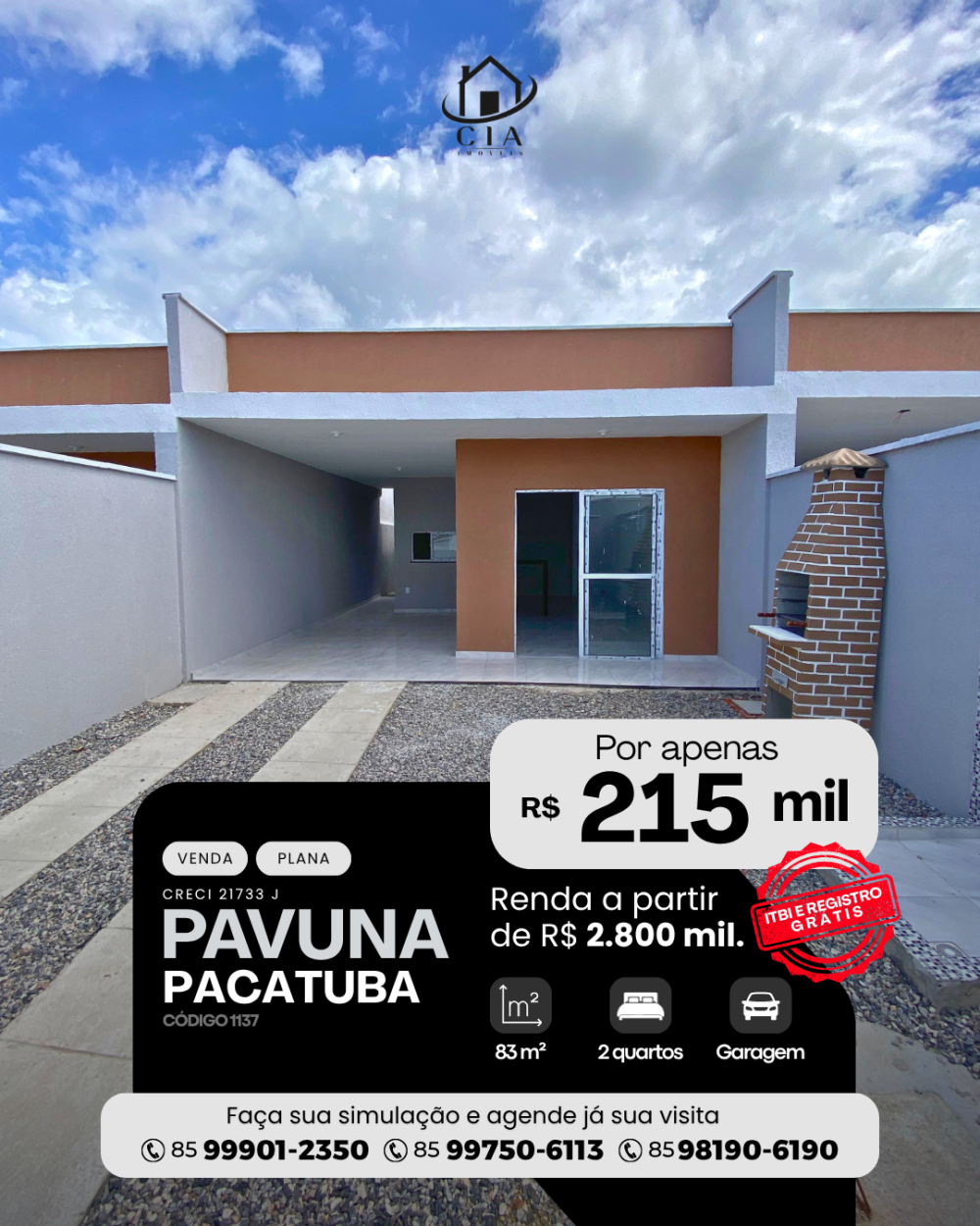 Casa > venda >  Pavuna - Pacatuba/CE