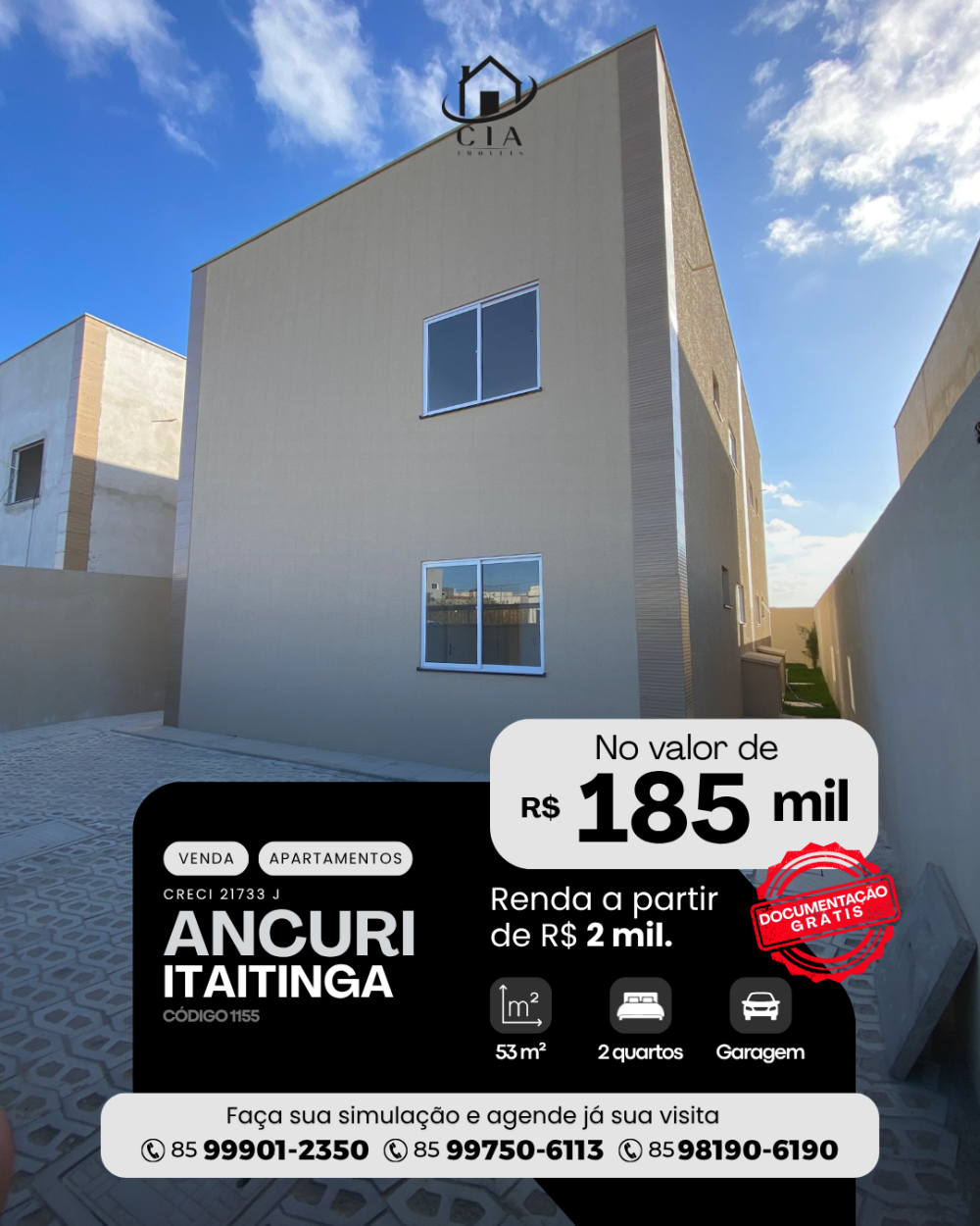 Apartamento > venda > Ancuri - Itaitinga/CE
