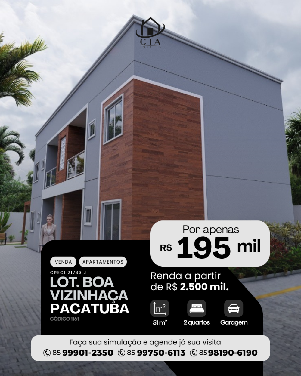 Apartamento > venda > Lot. Boa Vizinhança - Pacatuba/CE