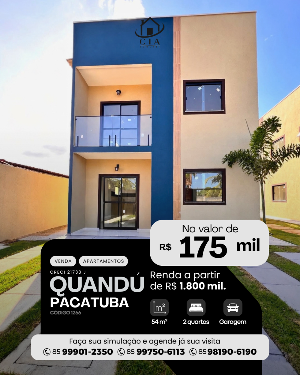 Apartamento > venda > Quandú - Pacatuba/CE