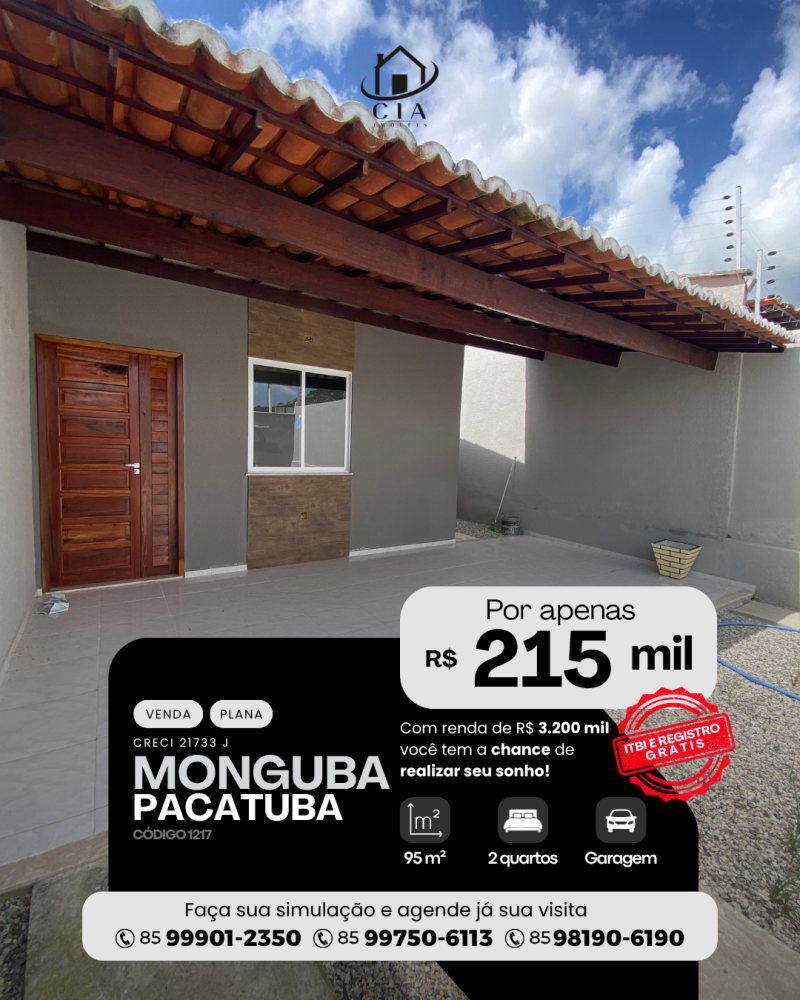 Casa > venda > Monguba - Pacatuba/CE