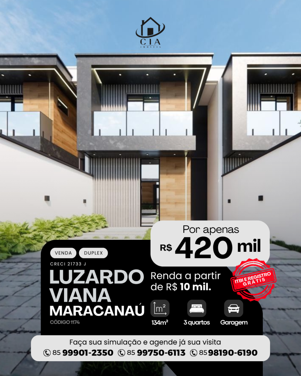 Duplex > venda > Luzardo Viana - Maracanaú/CE
