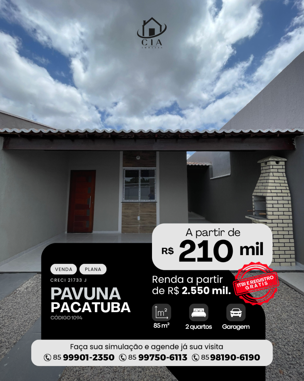 Casa > venda > Pavuna - Pacatuba/CE
