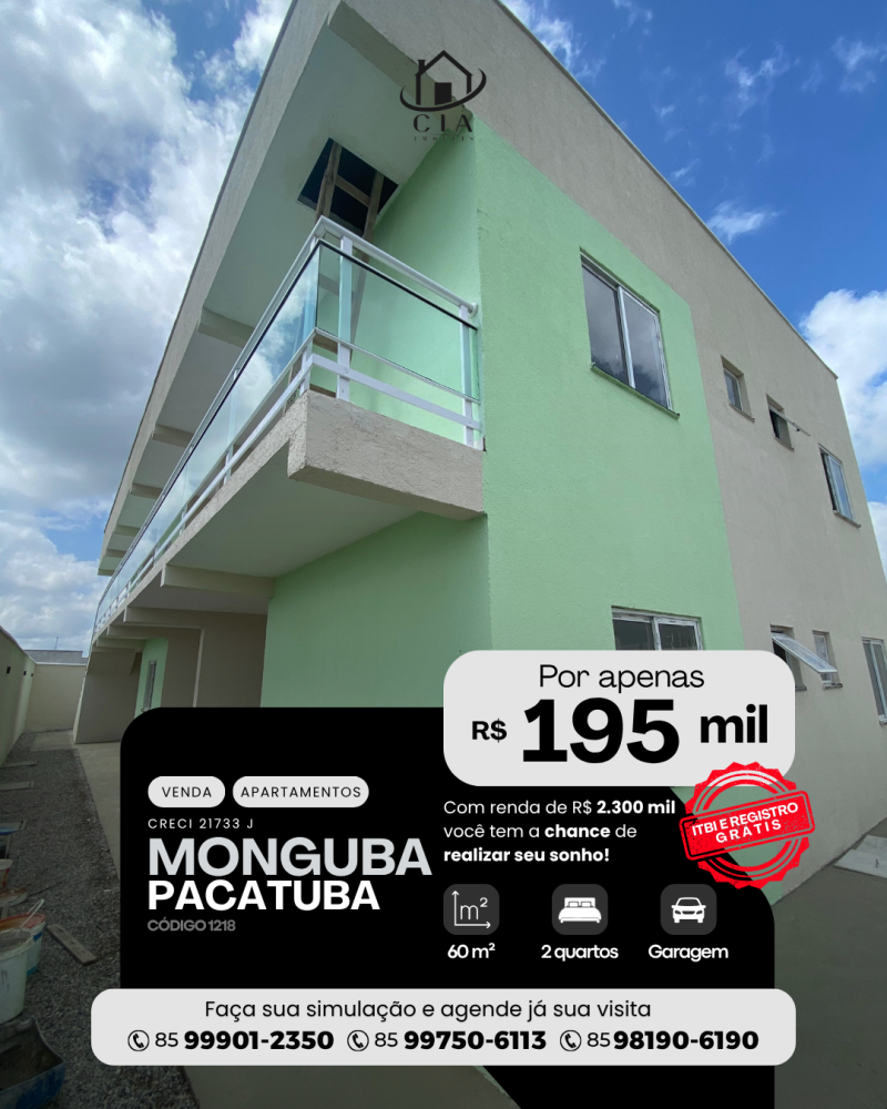 Apartamento > venda > Monguba - Pacatuba/CE