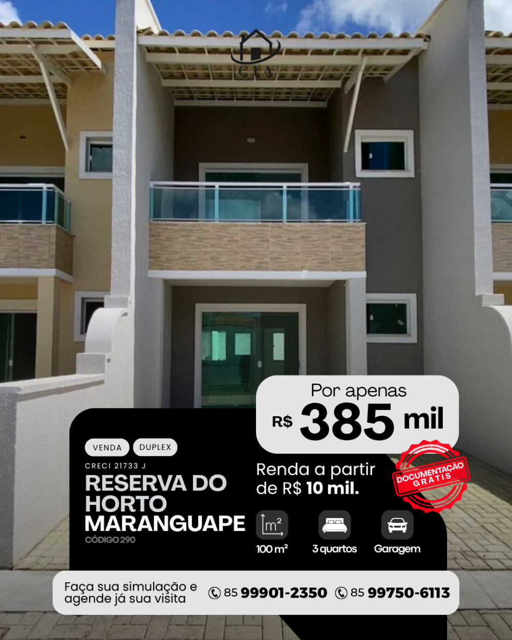 Casa em Condomínio > venda > Reserva do Horto - Maranguape/Ce