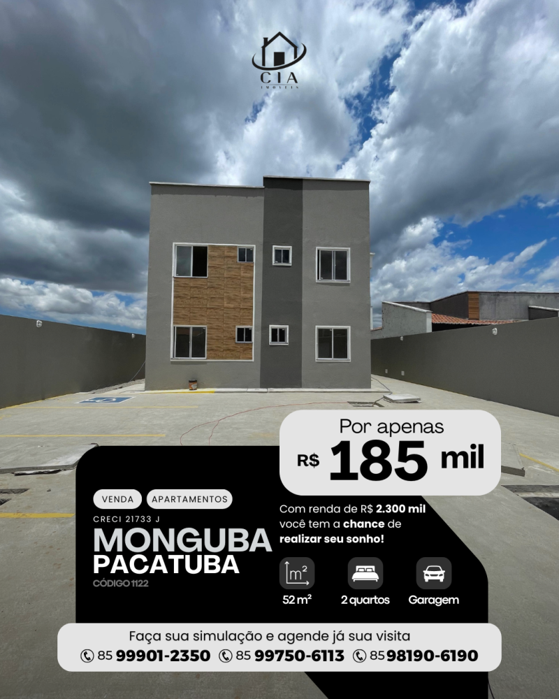 Apartamento > venda > Monguba - Pacatuba/CE