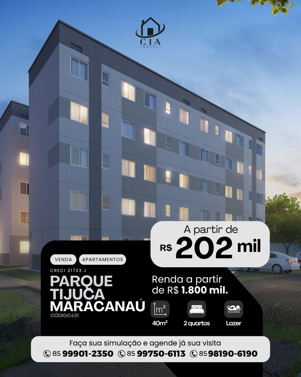 Apartamento > venda > Parque Tijuca - Maracanaú/CE