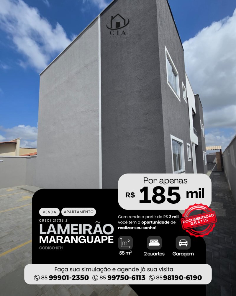 Apartamento > venda > Lameirão - Maranguape/CE