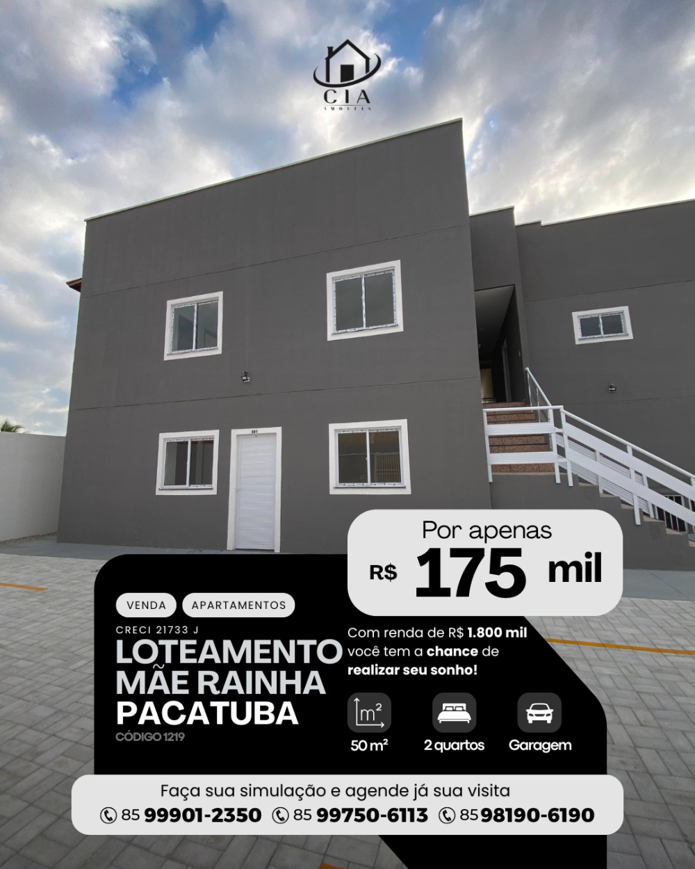 Apartamento > venda > Loteamento Mãe Rainha - Pacatuba/CE