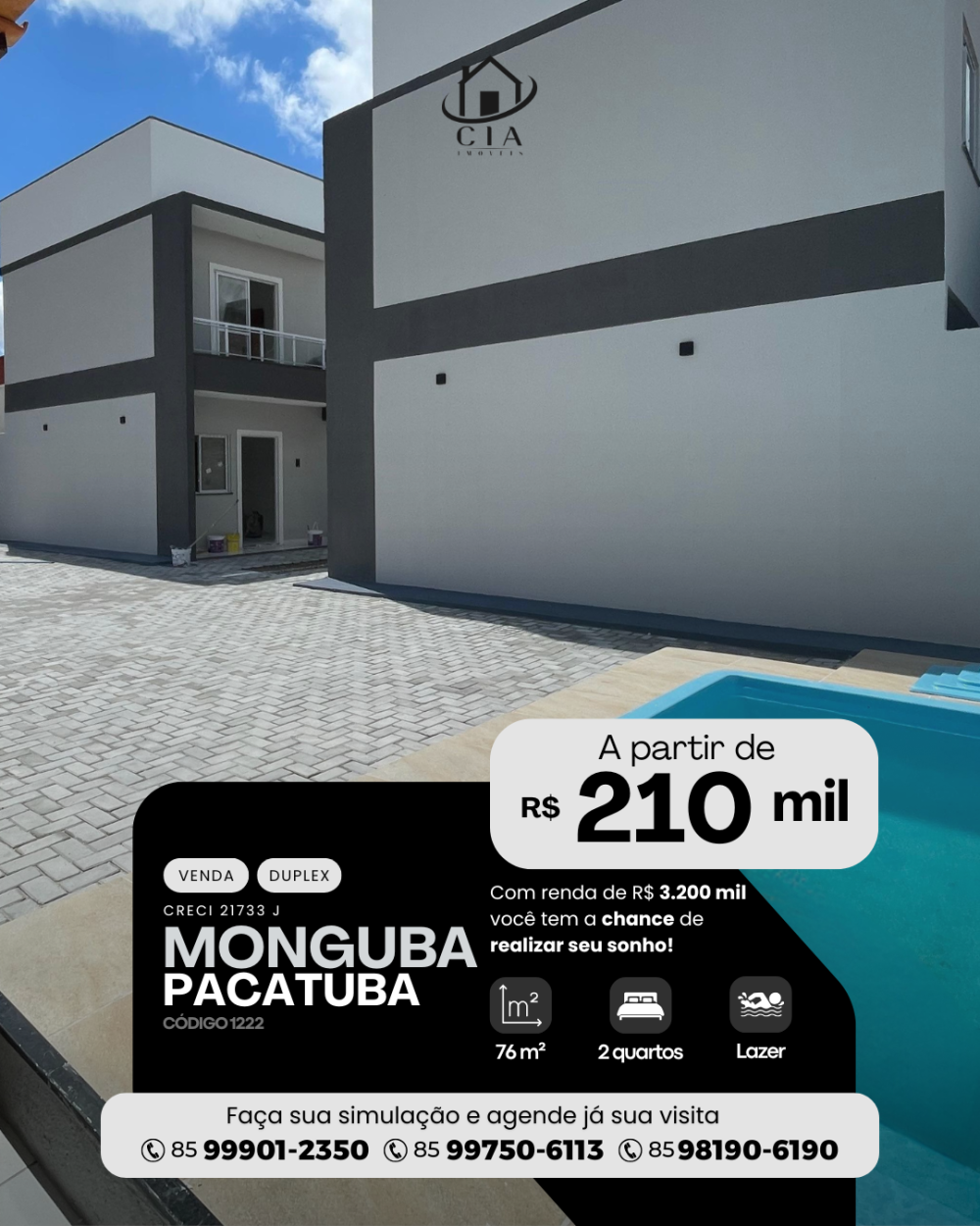 Casa em Condomínio > venda > Monguba - Pacatuba/CE