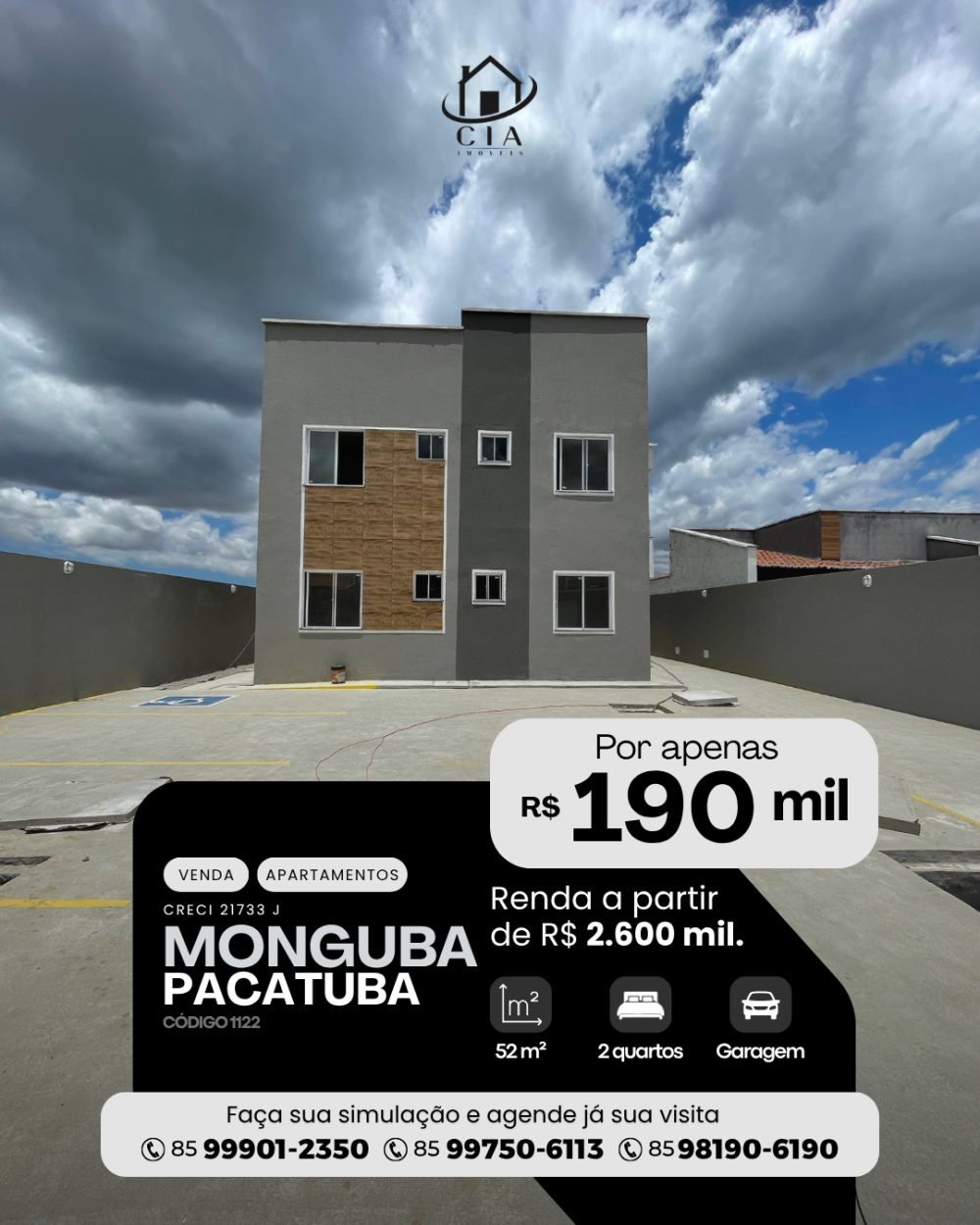Apartamento > venda > Monguba - Pacatuba/CE