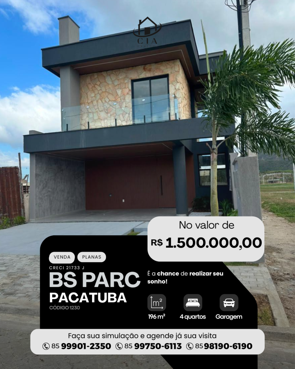 Casa em Condomínio > venda >  BS PARC - Pacatuba/CE