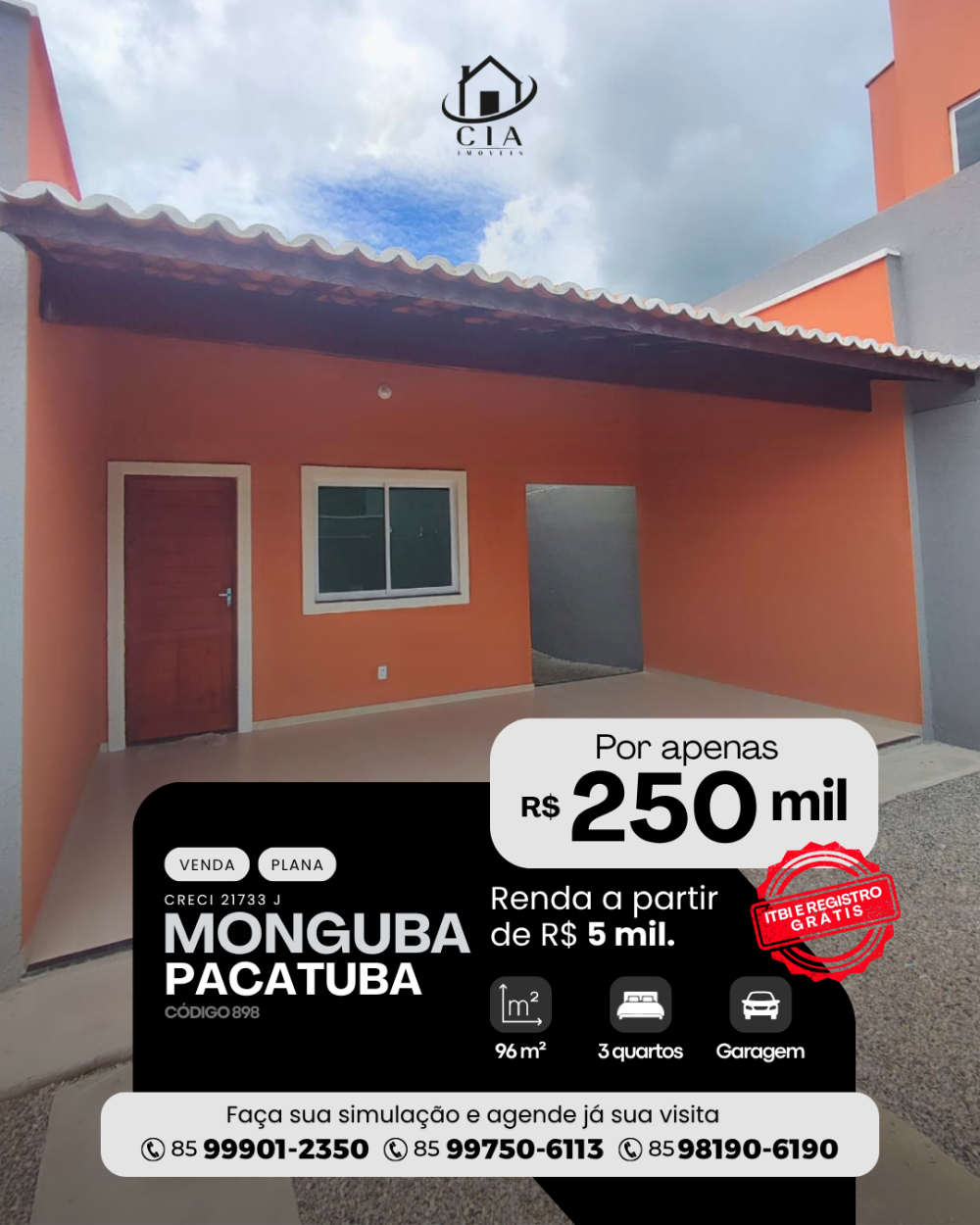 Casa > venda > Monguba - Pacatuba/CE