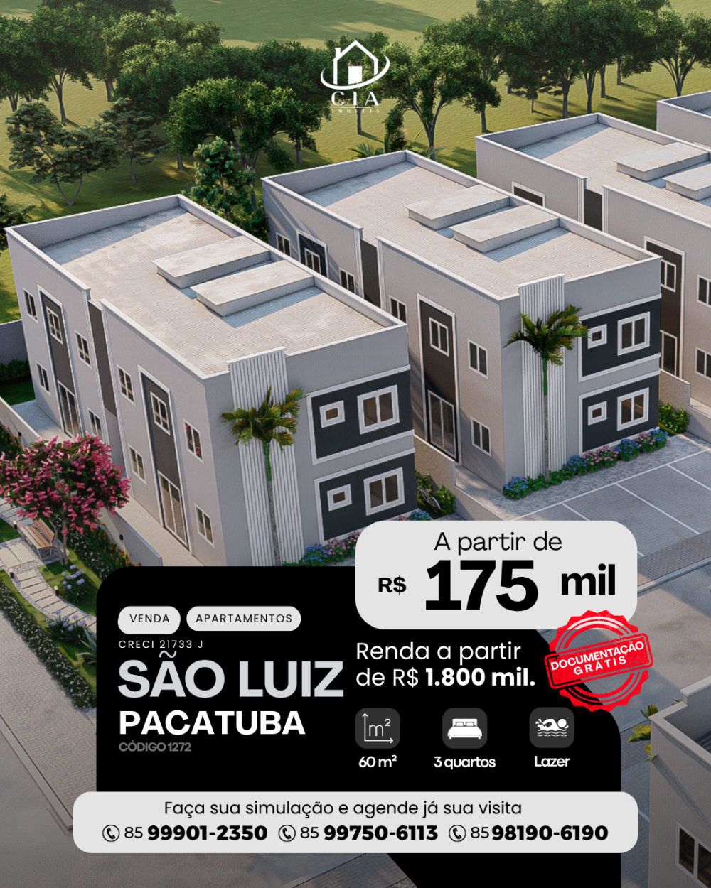 Apartamento > venda > São Luiz - Pacatuba/CE