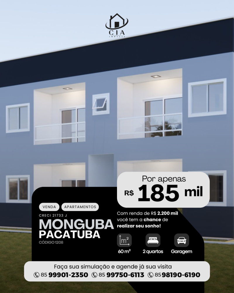 Apartamento > venda > Monguba - Pacatuba/CE