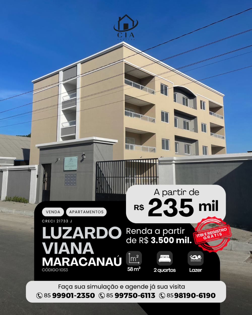 Apartamento > venda > Luzardo Viana - Maracanaú/CE