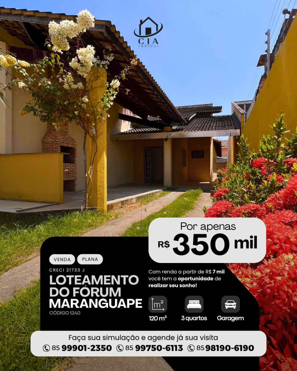 Casa > venda > Loteamento do Fórum - Maranguape/CE