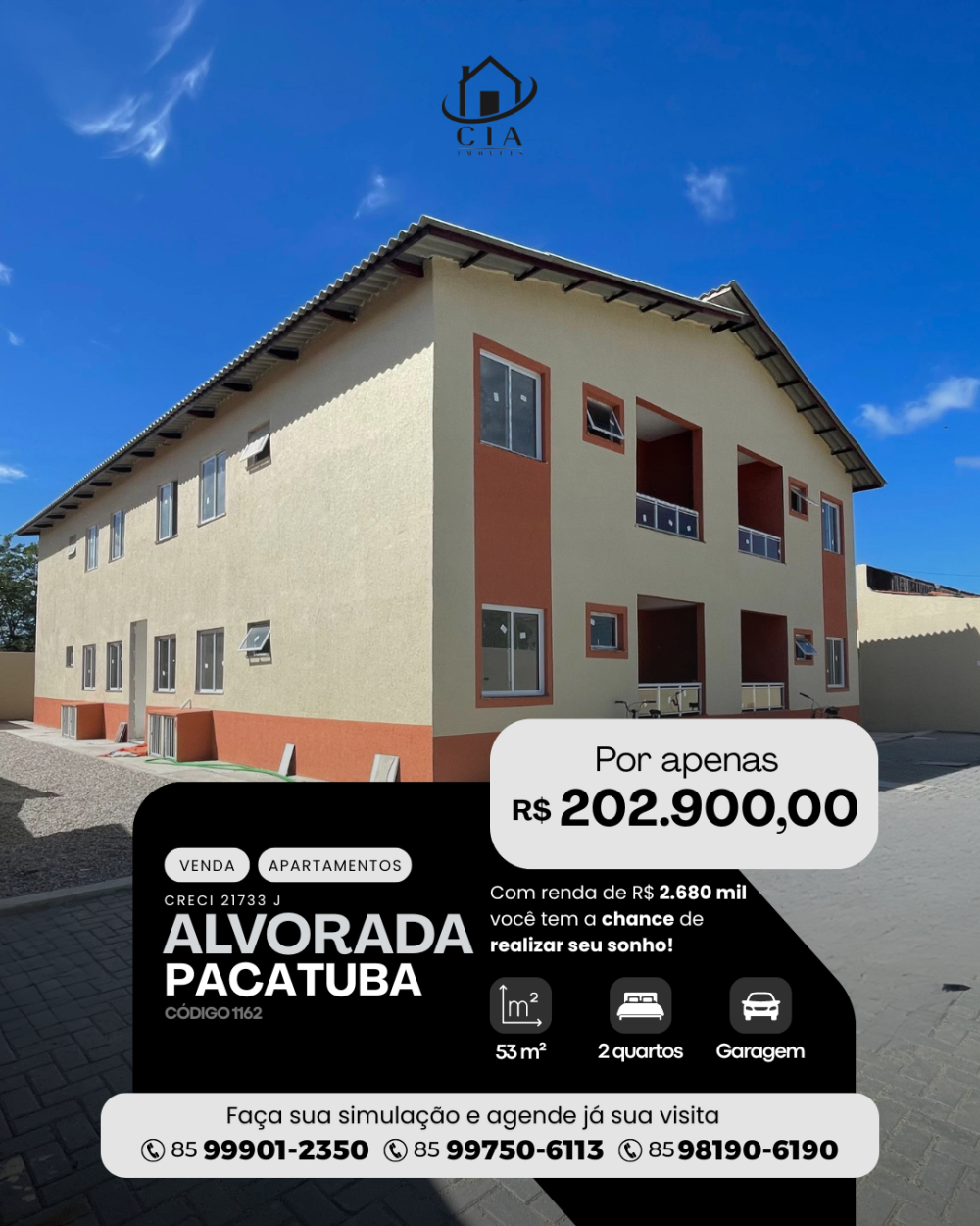 Apartamento > venda > Alvorada - Pacatuba/CE