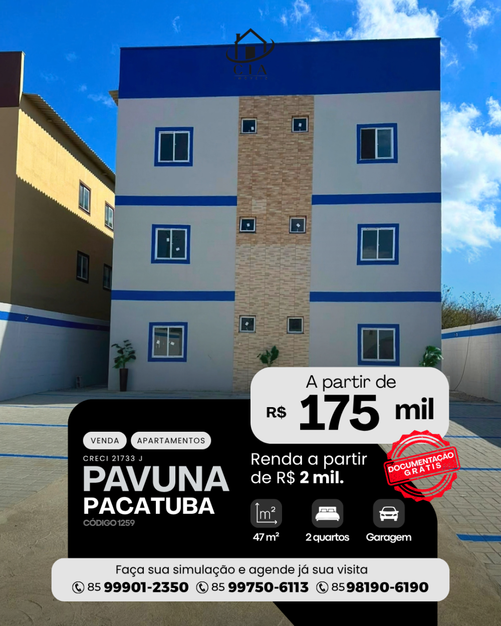 Apartamento > venda > Pavuna - Pacatuba/CE