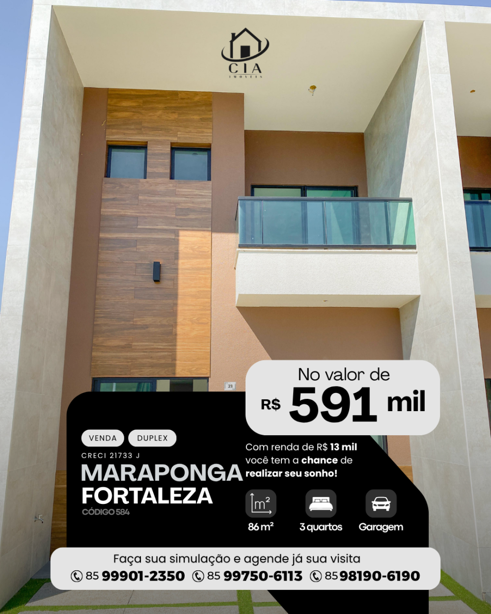 Casa em Condomínio > venda > Maraponga - Fortaleza/CE